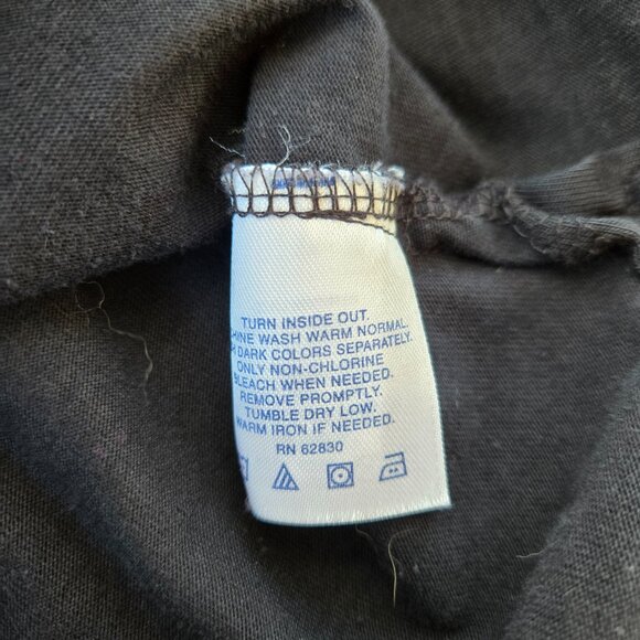 Lands End Direct Merchants Womens T-Shirt Size M 10-12 Black - Picture 8 of 8